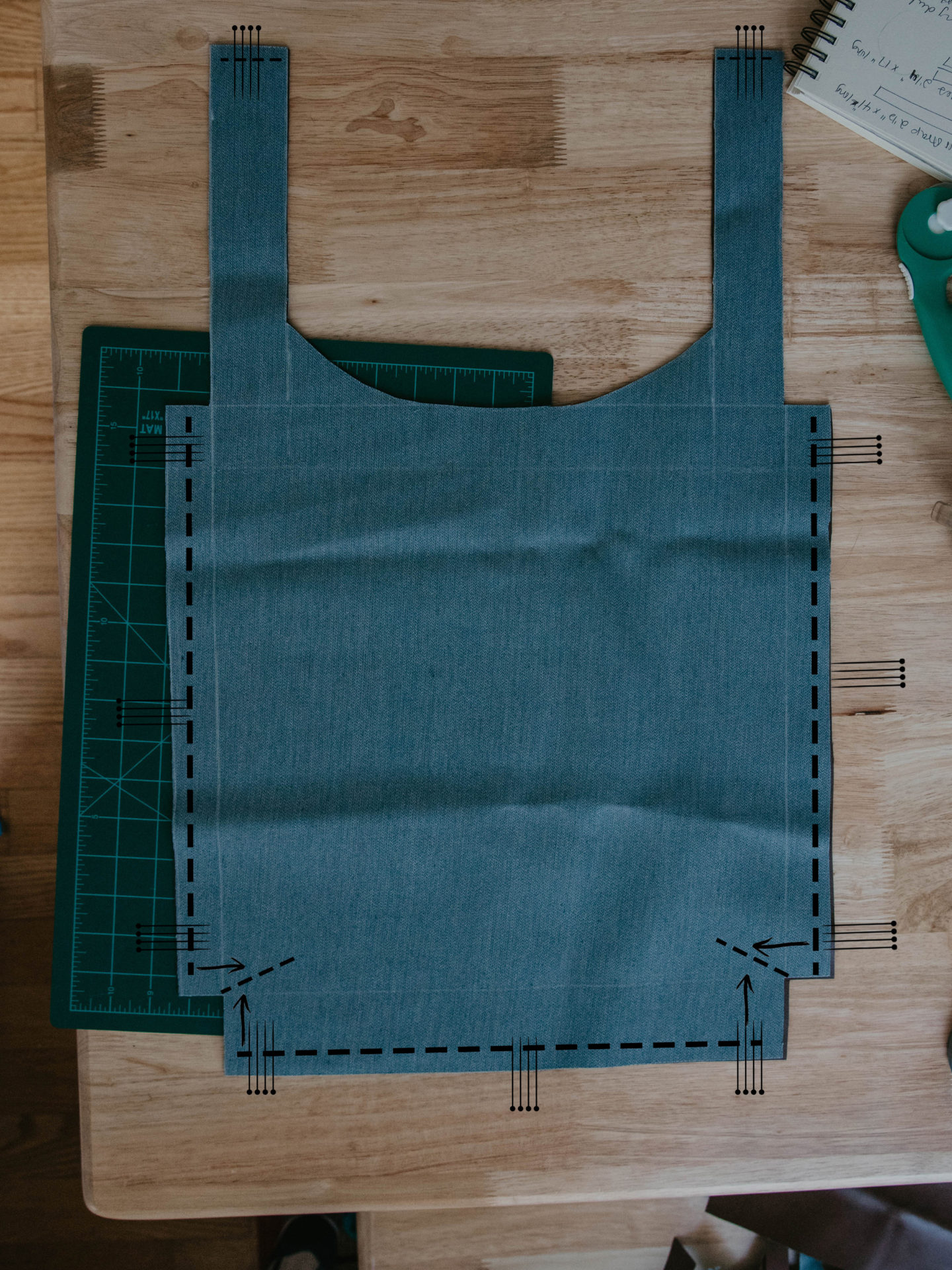 DIY Leather Bag Sewing Pattern