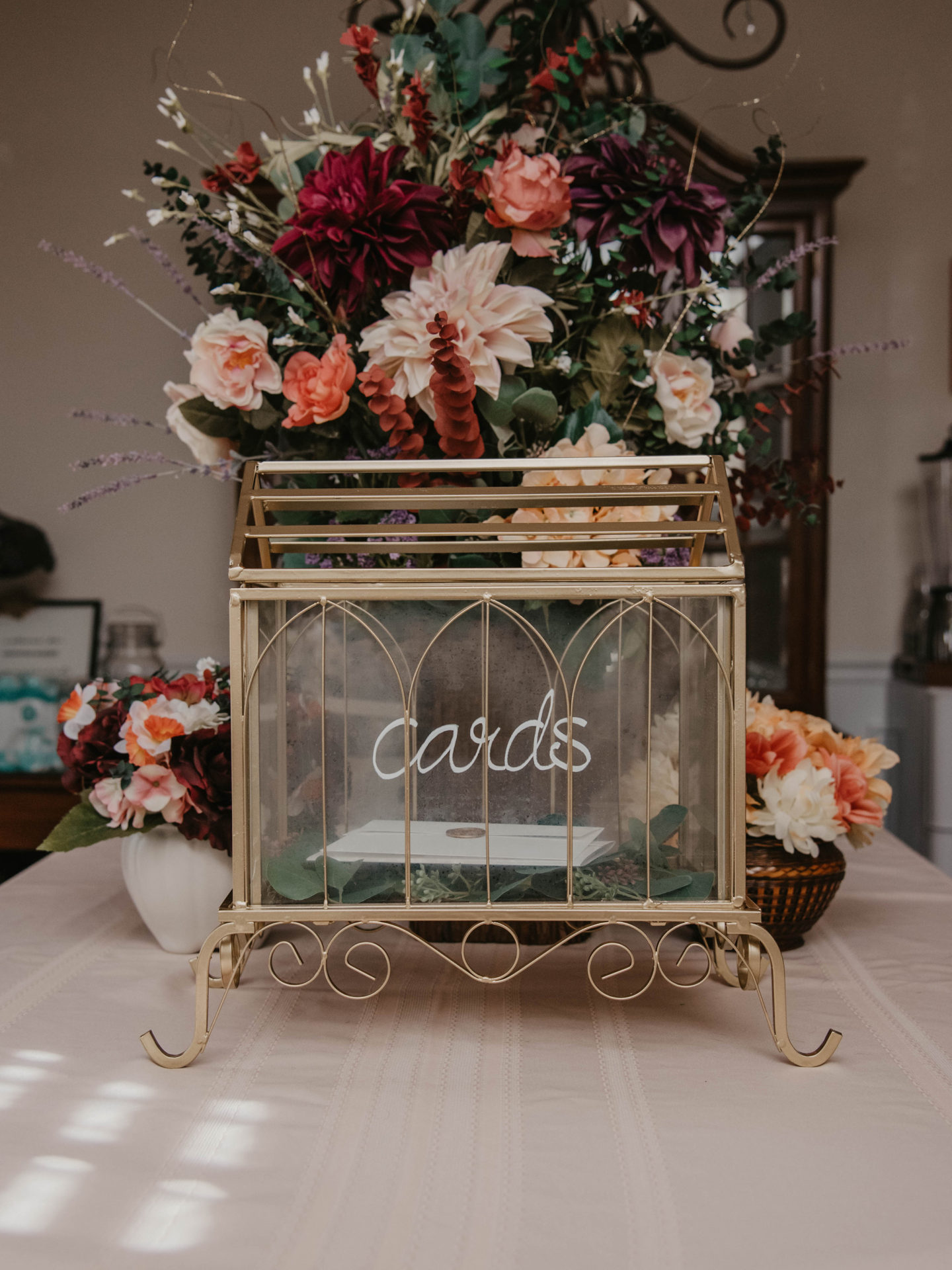 Upcycled Wedding Card Box For A Beach Wedding - Interior Frugalista