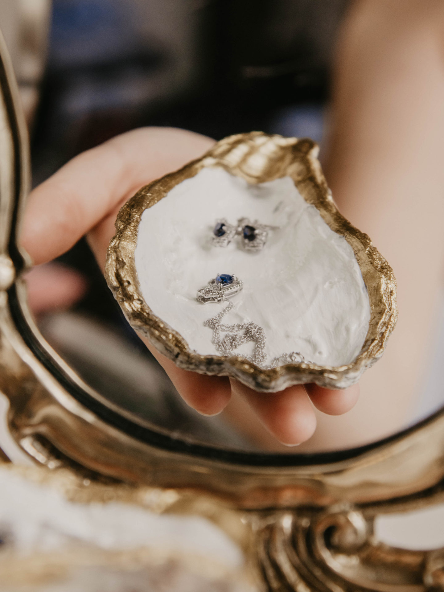 DIY Seashell Trinket Dish - Domestically Blissful