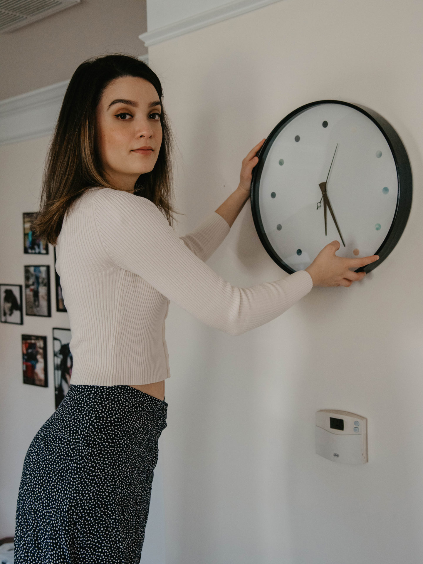 DIY Clock on the wall